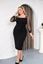 Immagine di CURVY GIRL ELEGANT DRESS WITH PEARLS AND CHIFFON